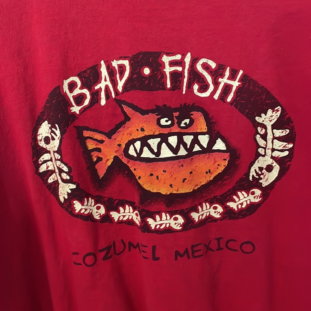 Mayan xl red Cozumel Mexico vacation souvenir t shirt